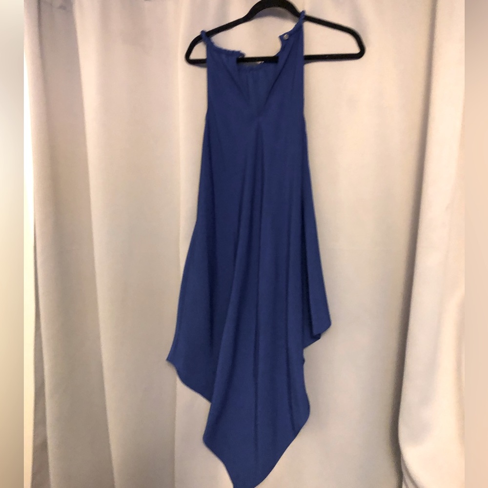 Royal Blue Handkerchief Dress